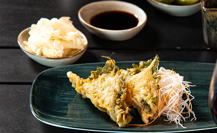 Salmon Shiso Tempura