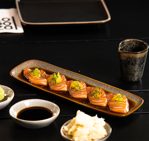 Salmon Sashimi & Orange 
