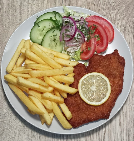 Schnitzel menu