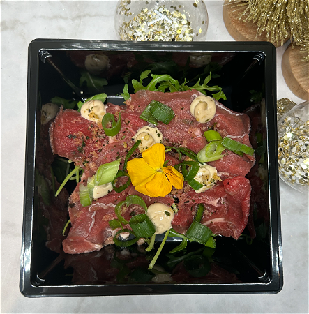 Rib eye carpaccio 