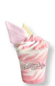 Sundae met tompouce en marshmallows