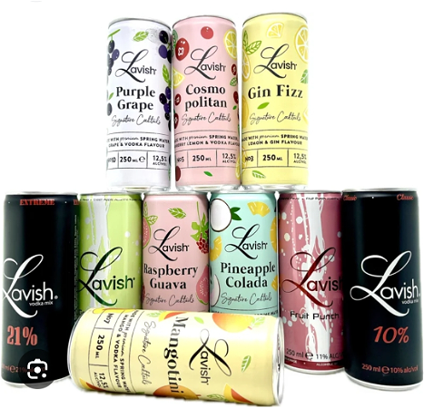 *nieuw*  Lavish cocktail drinken (12,5%)