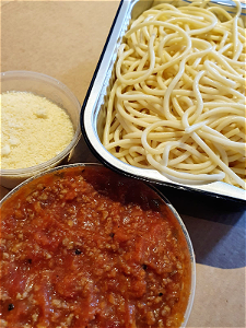 Spaghetti Bolognese gekoeld