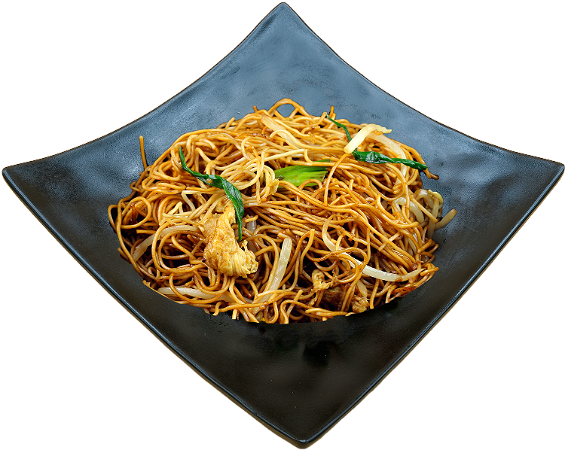 Vegetarian supreme soy sauce fried egg noodles