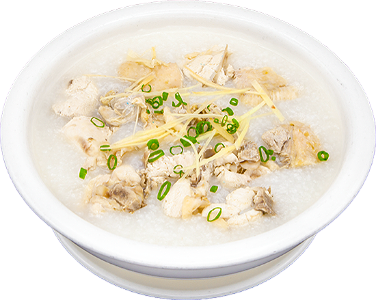 Congee with French free range chicken
