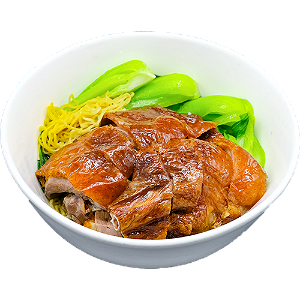 Roast duck noodle soup