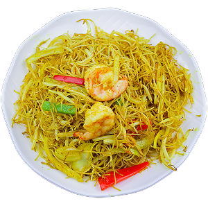 Chinese rice vermicelli Singapore style