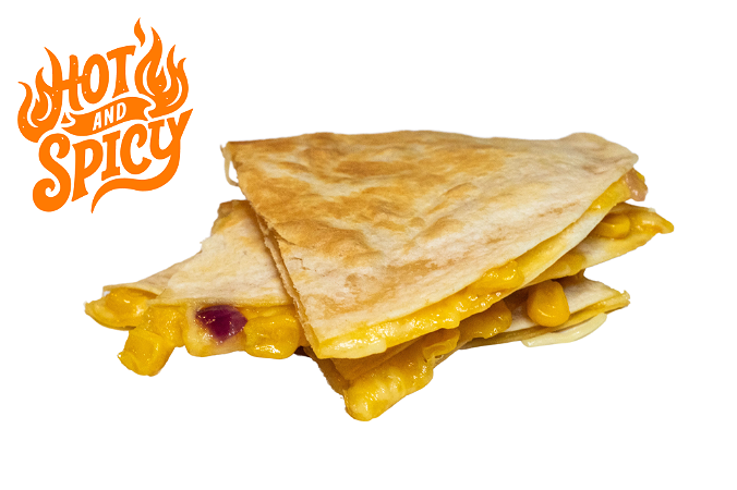 Spicy Cheese Lovers Cheesadilla