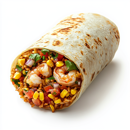 Burrito Azteca Shrimp