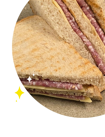 Tosti Salami/Kaas