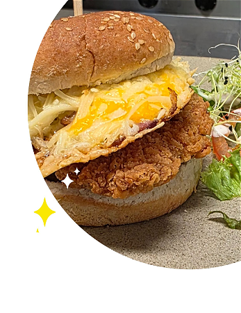 Hamburger 'De Koffer' - Kip