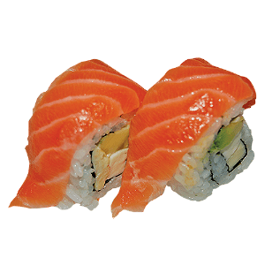 Uramaki salmon roll 8 stuks