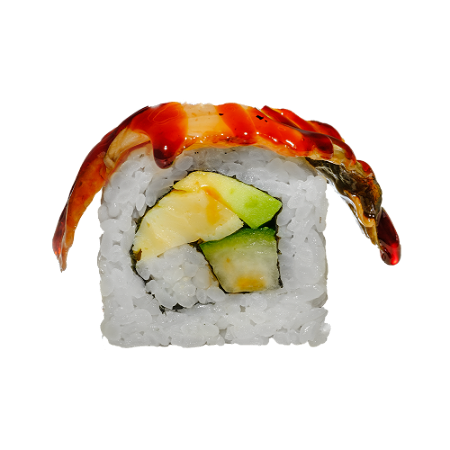 Flamed unagi roll