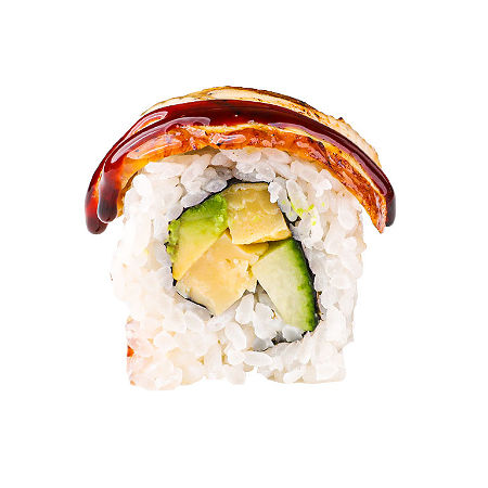 Flamed unagi roll