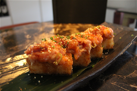 Crispy Rice Spicy Tartare