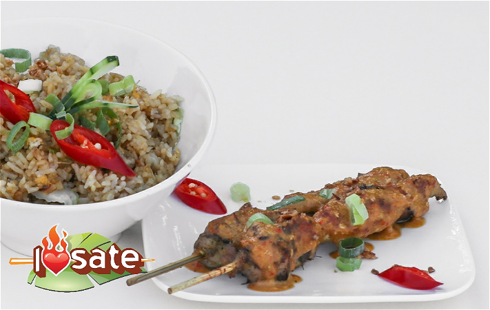 I Love Sate Chicken Spicy Coconut  