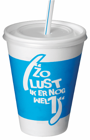 Kleine milkshake  aardbei