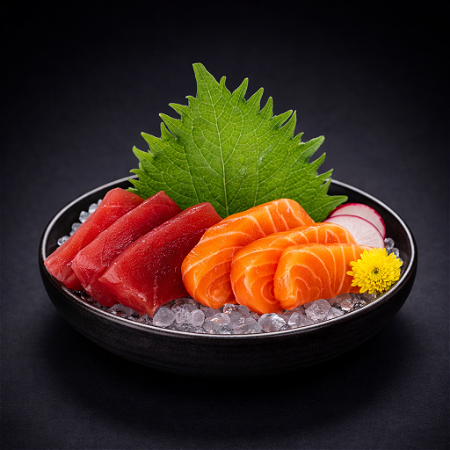 Sashimi Mix (3 zalm/3 tonijn)