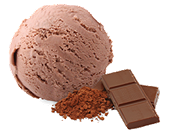 Chocolade ijs