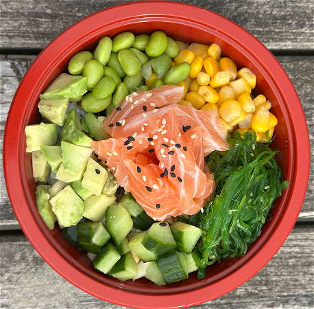 Zalm poké bowl 
