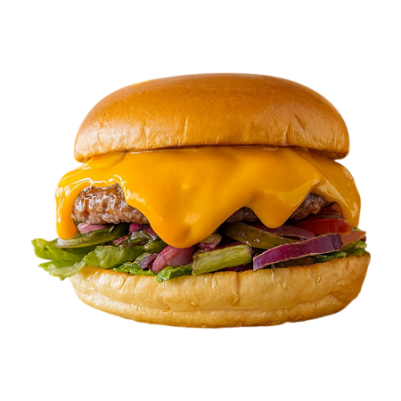 Cheddar burger