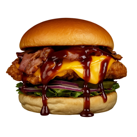 Smoky chicken burger