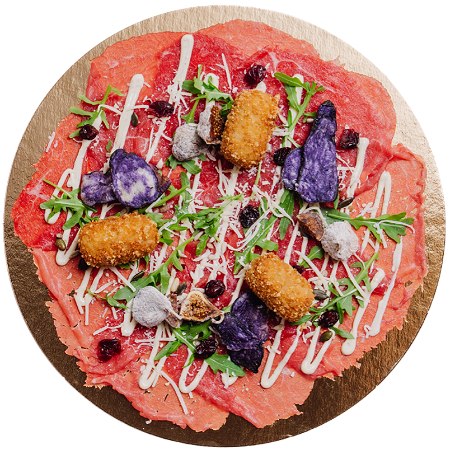 Golden glow carpaccio