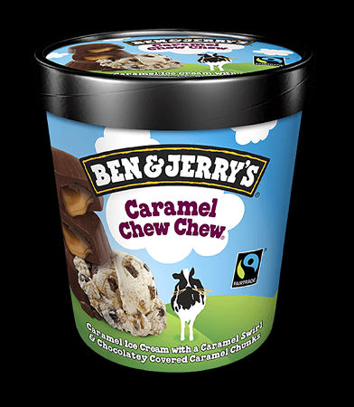 Ben & Jerry’s – Caramel Chew Chew  465ml