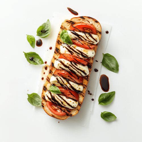 Caprese panini menu, halal