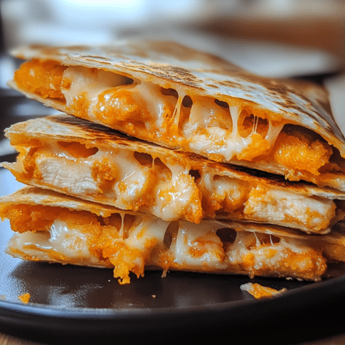 Chicken quesadillas, halal