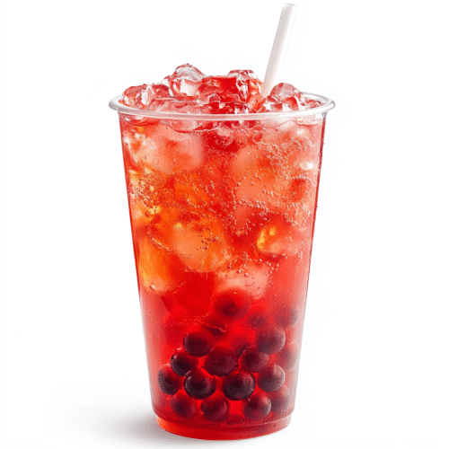 Strawberry fruit tea