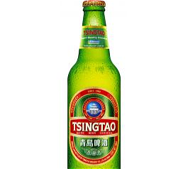 Chinees bier fles Tsingtao 
