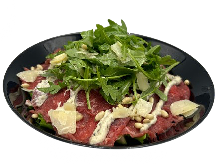 salade met carpaccio