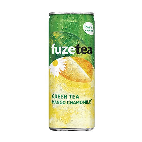 Fuze Tea green tea Mango Kamille 33cl blik