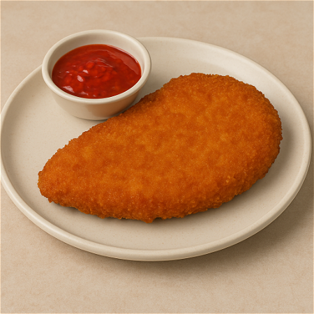 Kipschnitzel plate