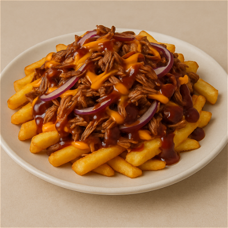 Frites pulled pork