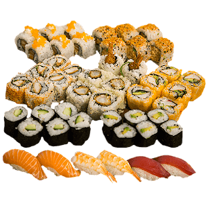 Sushi deluxe 58 stuks (4 pers)