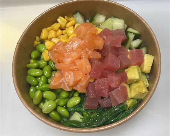 Salmon Tuna Pokebowl