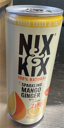 Nix&Kix Mango ginger sparkling