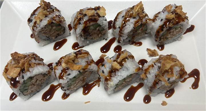 Grilled tuna roll