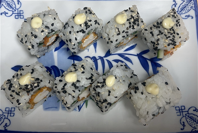 Vegan lemon ebi fyr roll