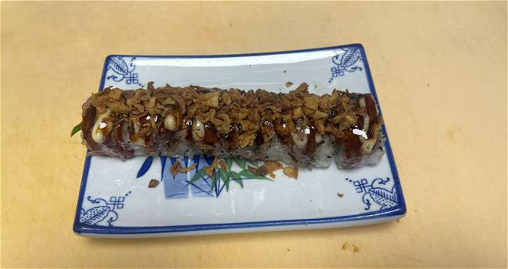 Ebi tempura beef roll