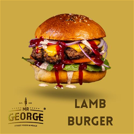 Mr George GREEK  Lams burger