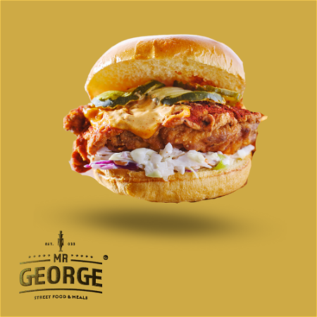 Mr George grill chicken burger - NIEUW !