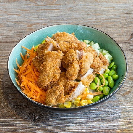 Salad Bowl Crispy Chicken