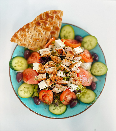 Greek chicken salad