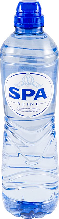 Spa blauw fles