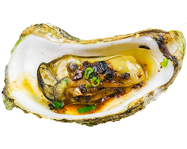 Steamed oyster with black bean sauce