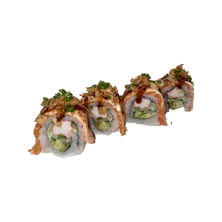 Crab and salmon roll