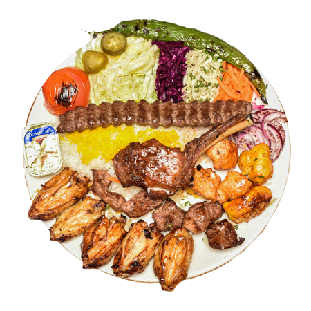 Schotel pars mix voor 1 persoon